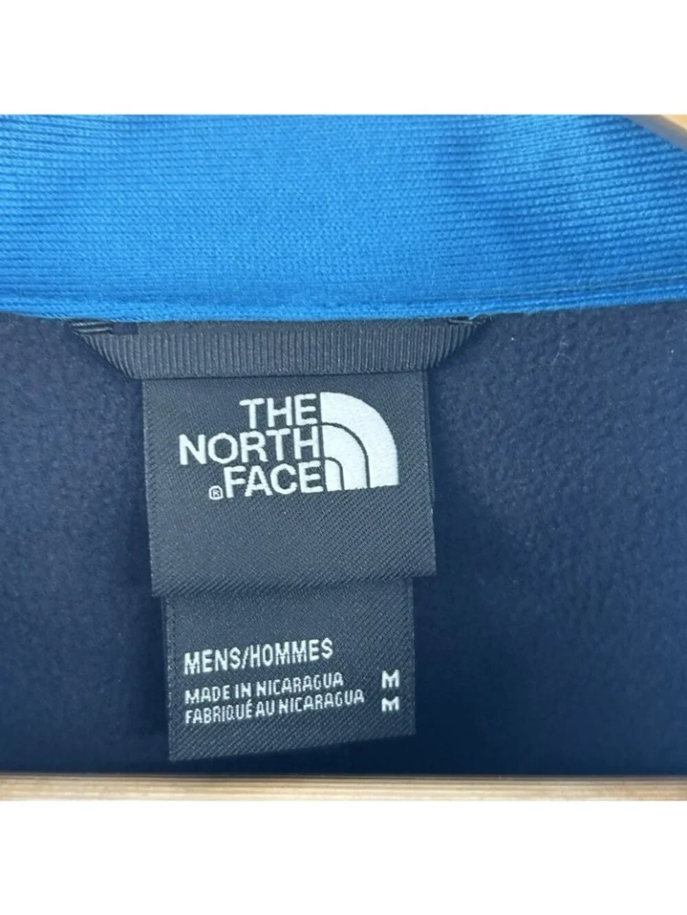 The North Face Apex Bionic Softshell Vest Lined Gilet Mens Medium Pockets Blue